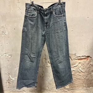 Michael Brandon Dark Wash Baggy Wide Leg Y2K Skater Jeans 36x30 Relaxed Oversize